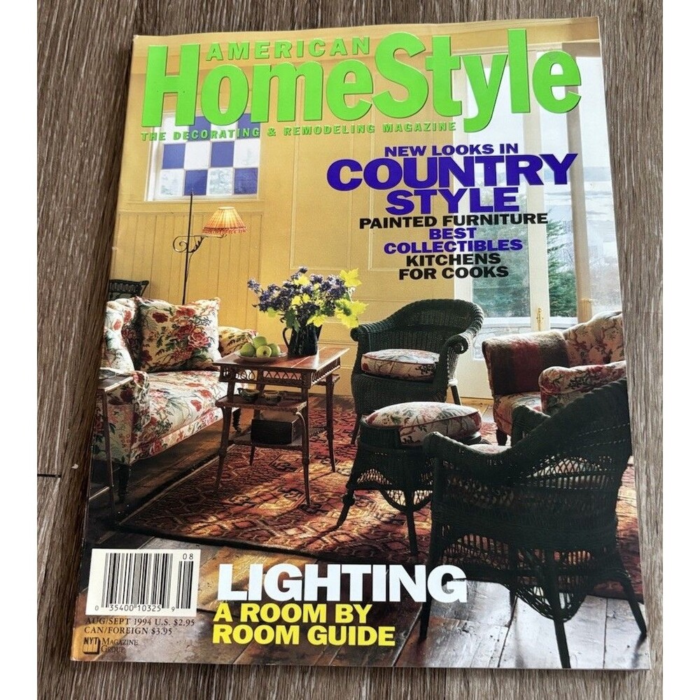 American Home Style Magazine August September 1994 - Decorating & Remodeling